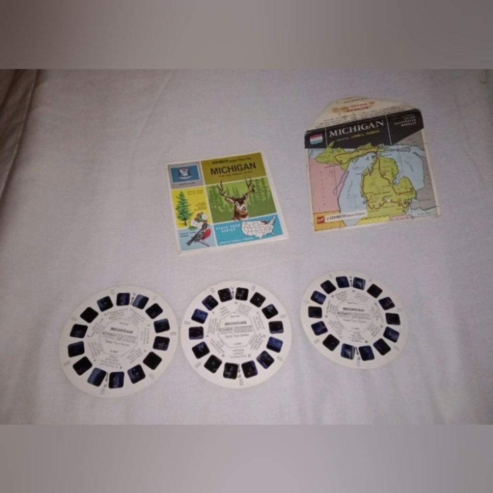 View Master Michigan State Tour Series Reels MCM Retro Toy